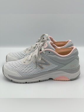 New Balance 847v4 Gray Pink Walking Shoes WW847LW4 Women's Sz 8